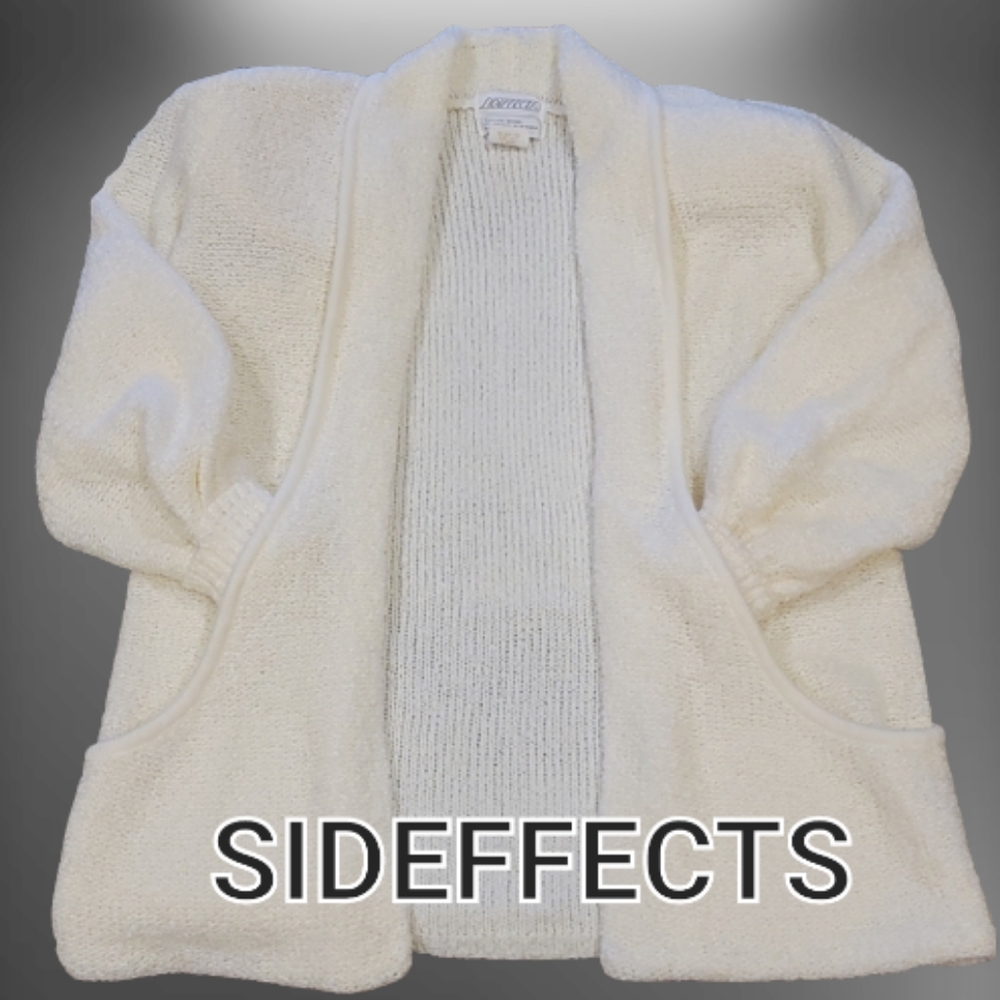 Sideffects Open Boucle' Cardigan Medium, Winter W… - image 1